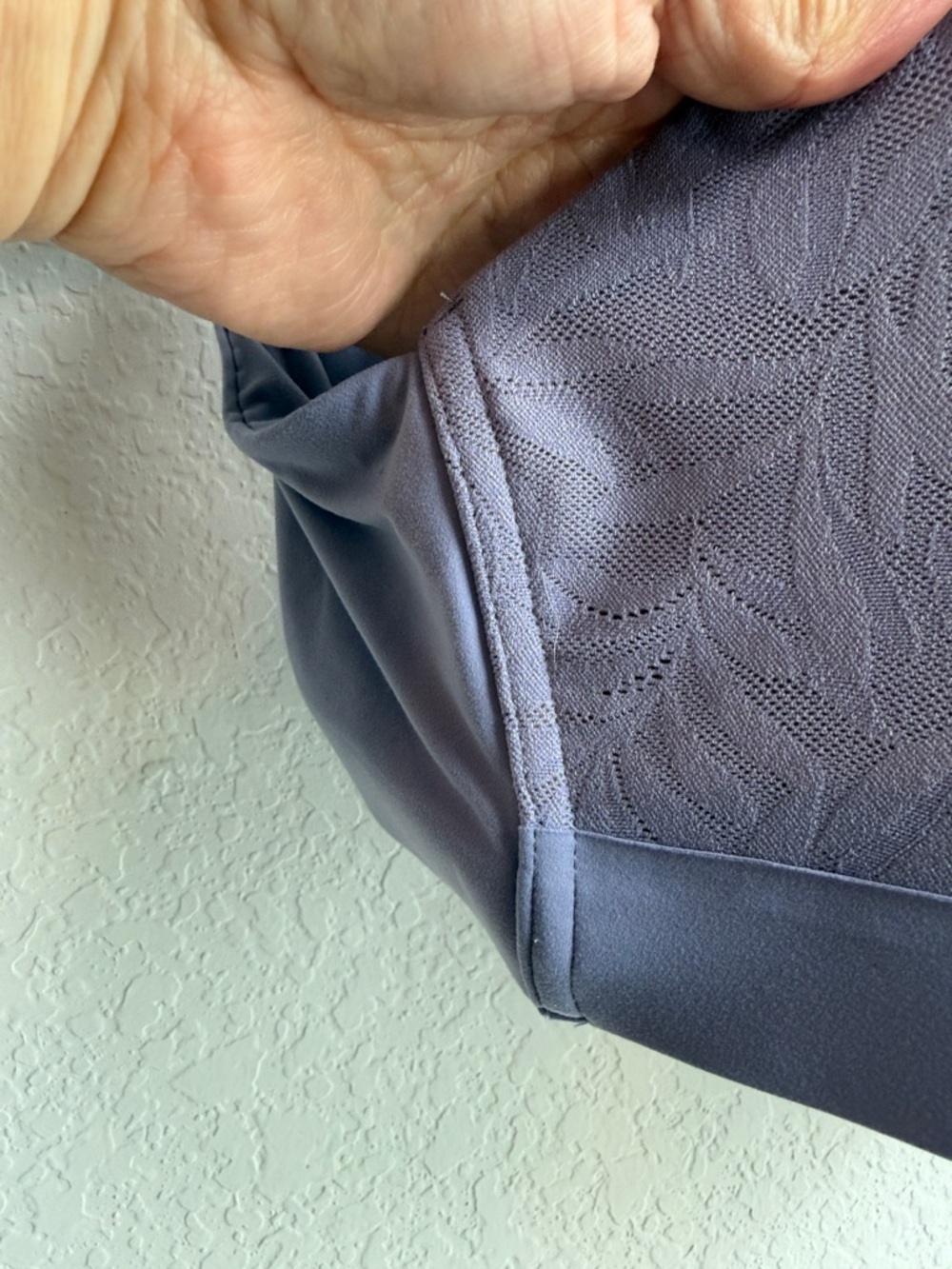 Soma Lavender Lace-Pattern Wireless Comfort Bra - Picture 5 of 8